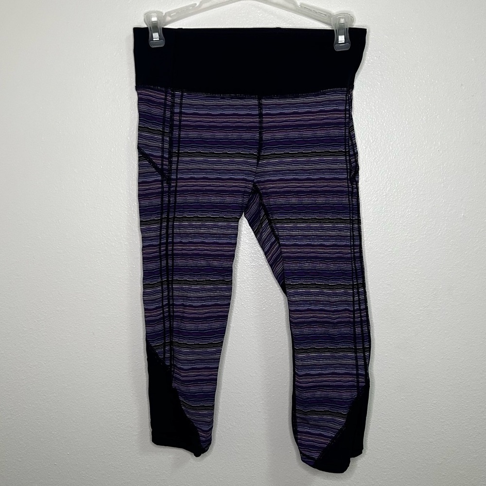 Lululemon Vent It Out crop Space dye leggings